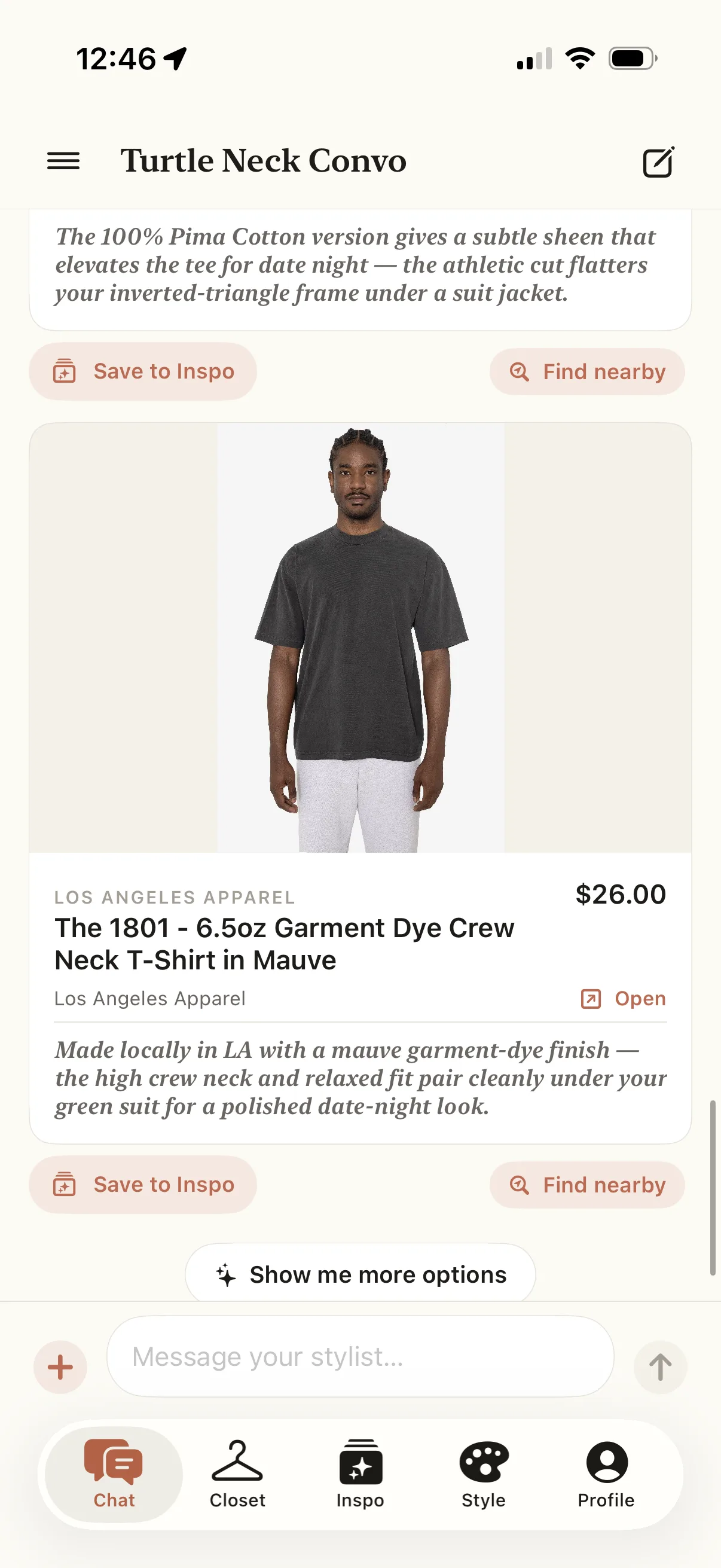 Shop only the missing piece screen